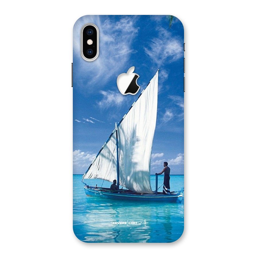 Travel Ship Back Case for iPhone XS Max Apple Cut