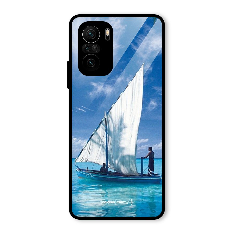 Travel Ship Glass Back Case for Mi 11x