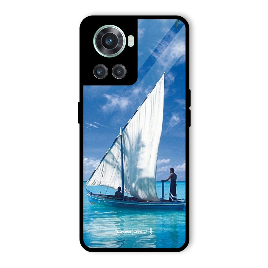 Travel Ship Glass Back Case for OnePlus 10R