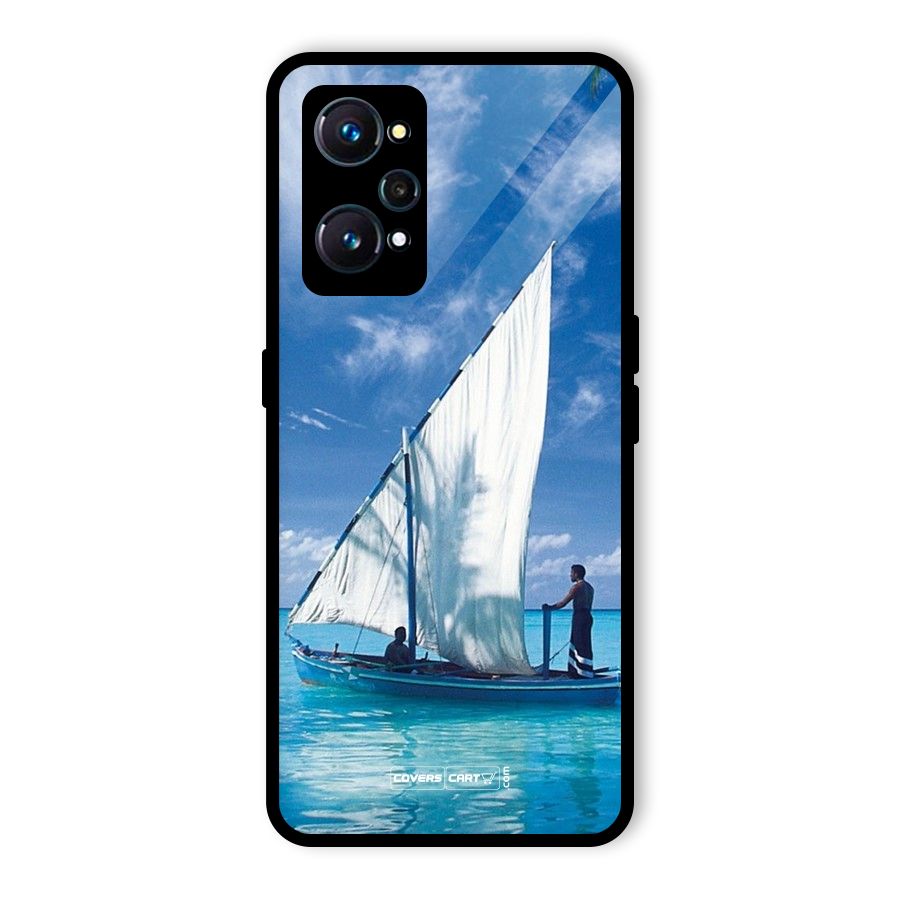 Travel Ship Glass Back Case for Realme GT Neo2
