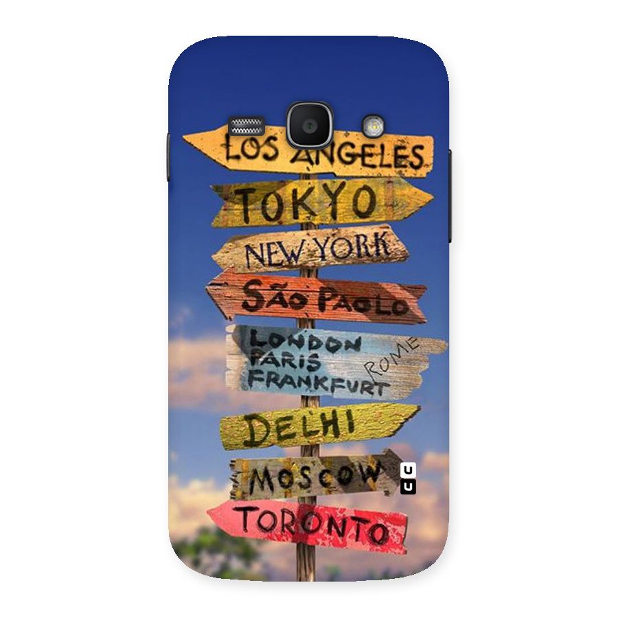 Travel Signs Back Case for Galaxy Ace 3