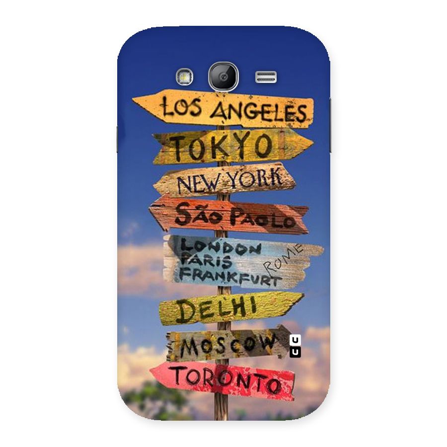 Travel Signs Back Case for Galaxy Grand Neo Plus