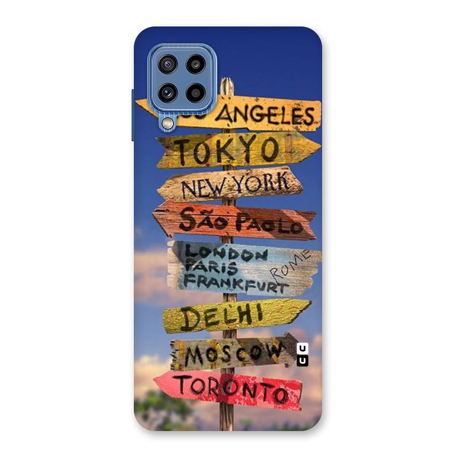 Travel Signs Back Case for Galaxy M32