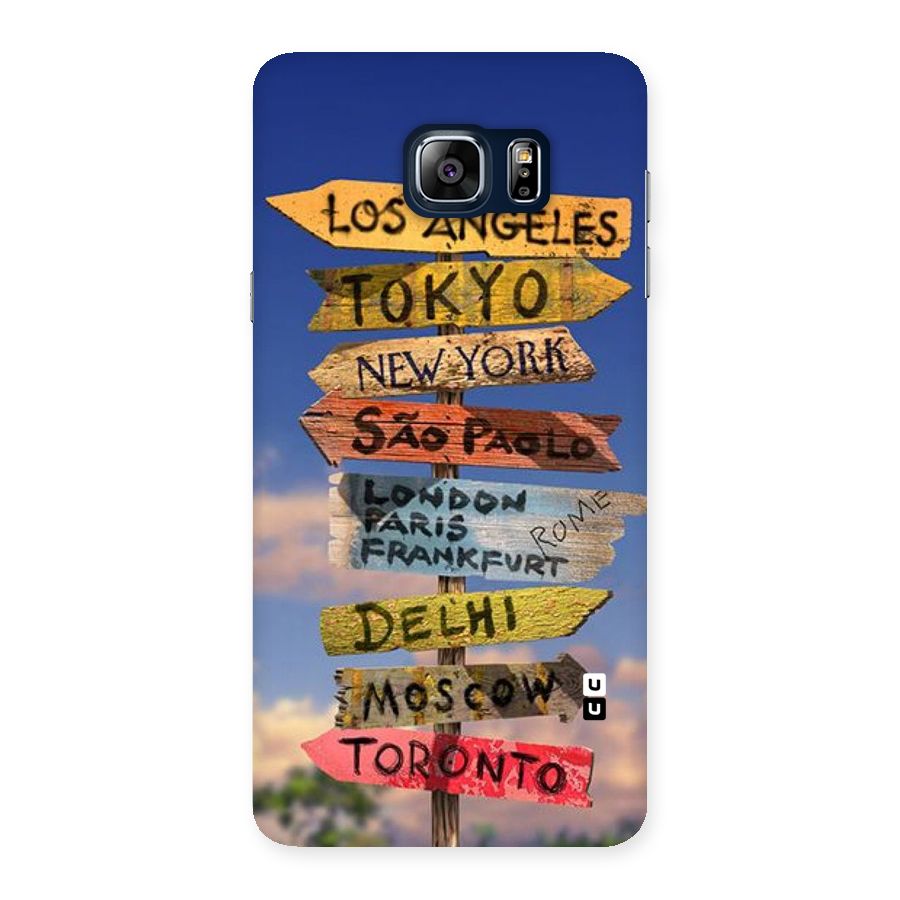 Travel Signs Back Case for Galaxy Note 5