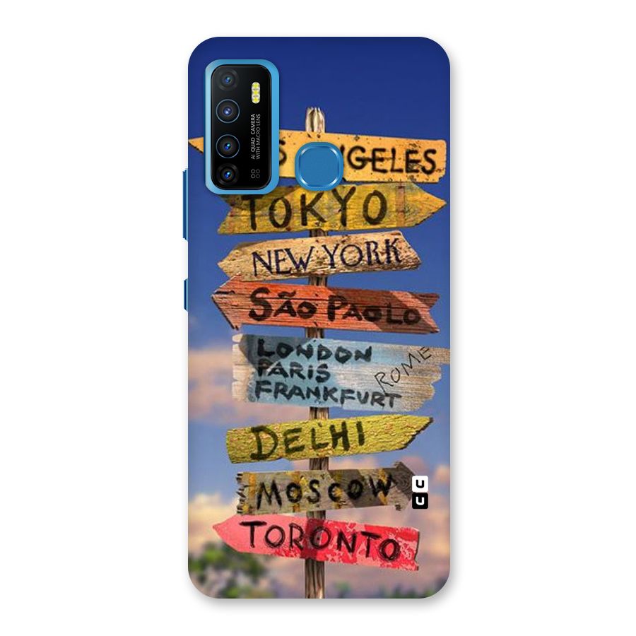 Travel Signs Back Case for Infinix Hot 9