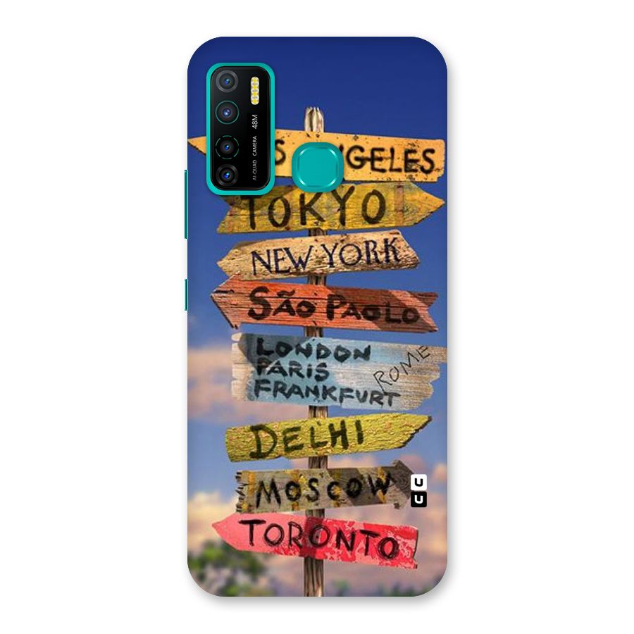 Travel Signs Back Case for Infinix Hot 9 Pro