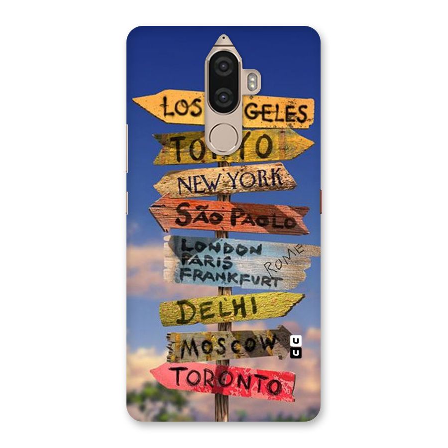 Travel Signs Back Case for Lenovo K8 Note