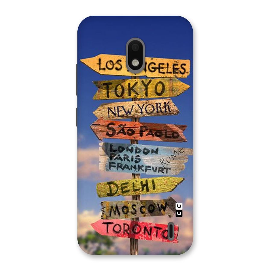 Travel Signs Back Case for Nokia 2.2