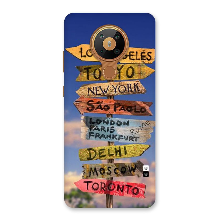 Travel Signs Back Case for Nokia 5.3