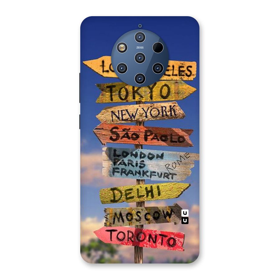 Travel Signs Back Case for Nokia 9 PureView