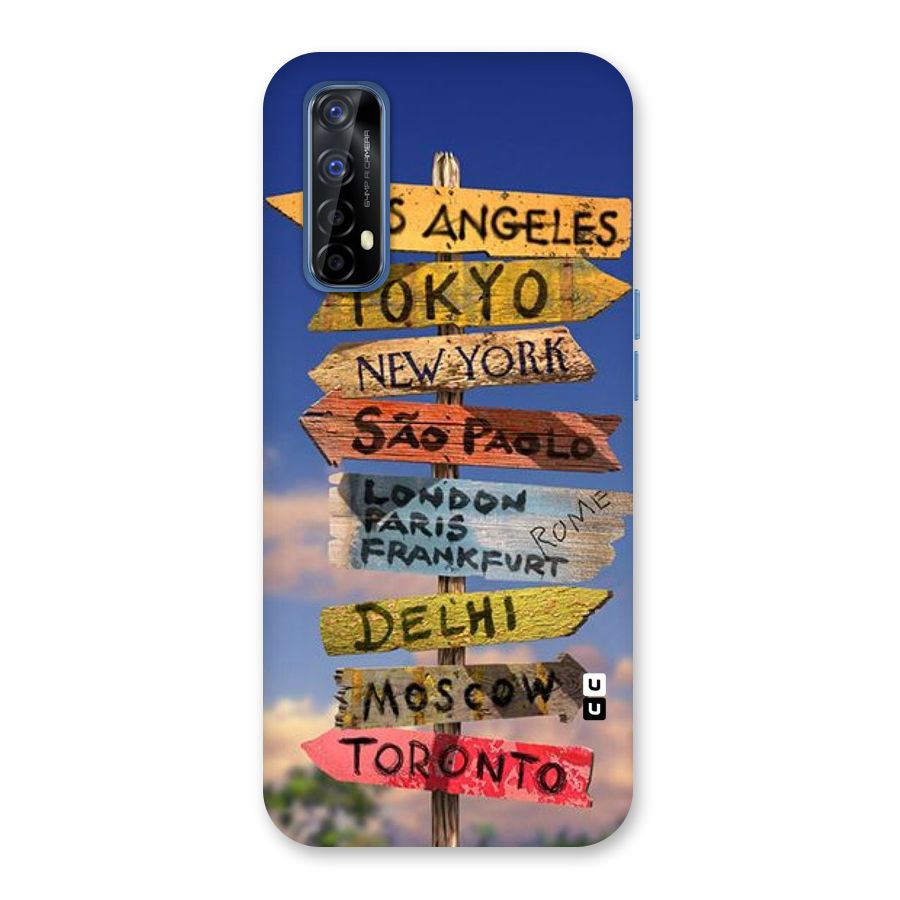Travel Signs Back Case for Realme 7