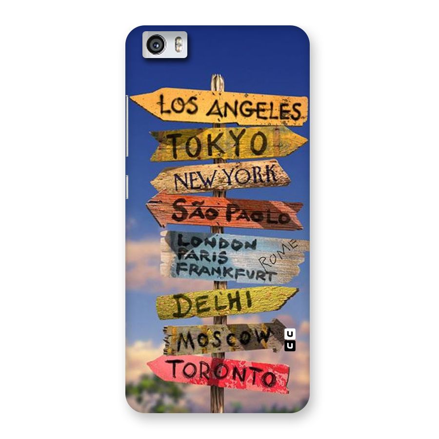 Travel Signs Back Case for Xiaomi Redmi Mi5