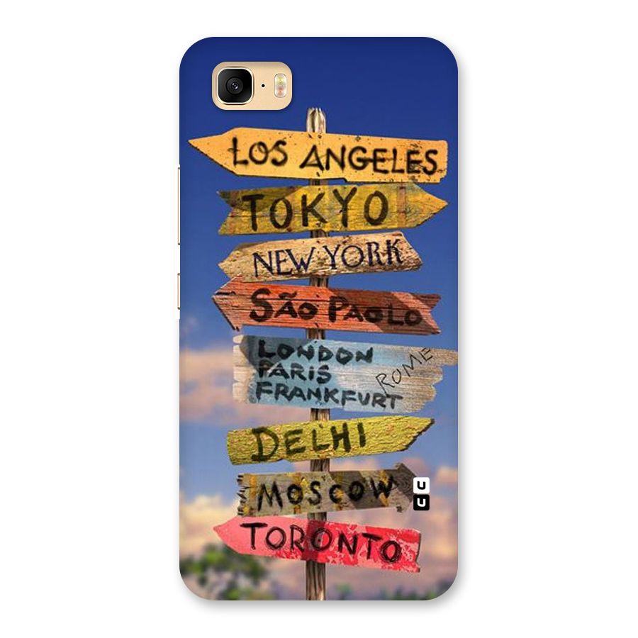 Travel Signs Back Case for Zenfone 3s Max