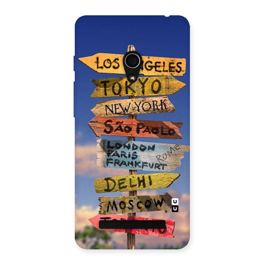 Travel Signs Back Case for Zenfone 5