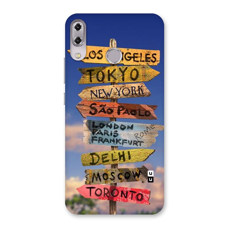Travel Signs Back Case for Zenfone 5Z