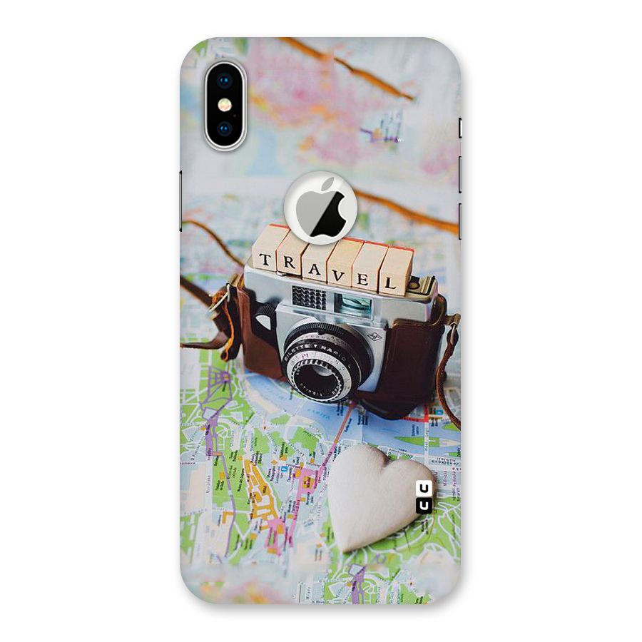 Travel Snapshot Back Case for iPhone XS Logo Cut