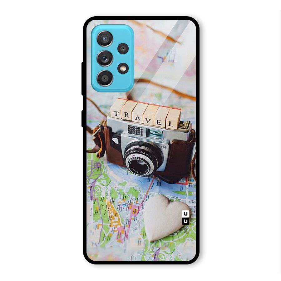 Travel Snapshot Glass Back Case for Galaxy A52