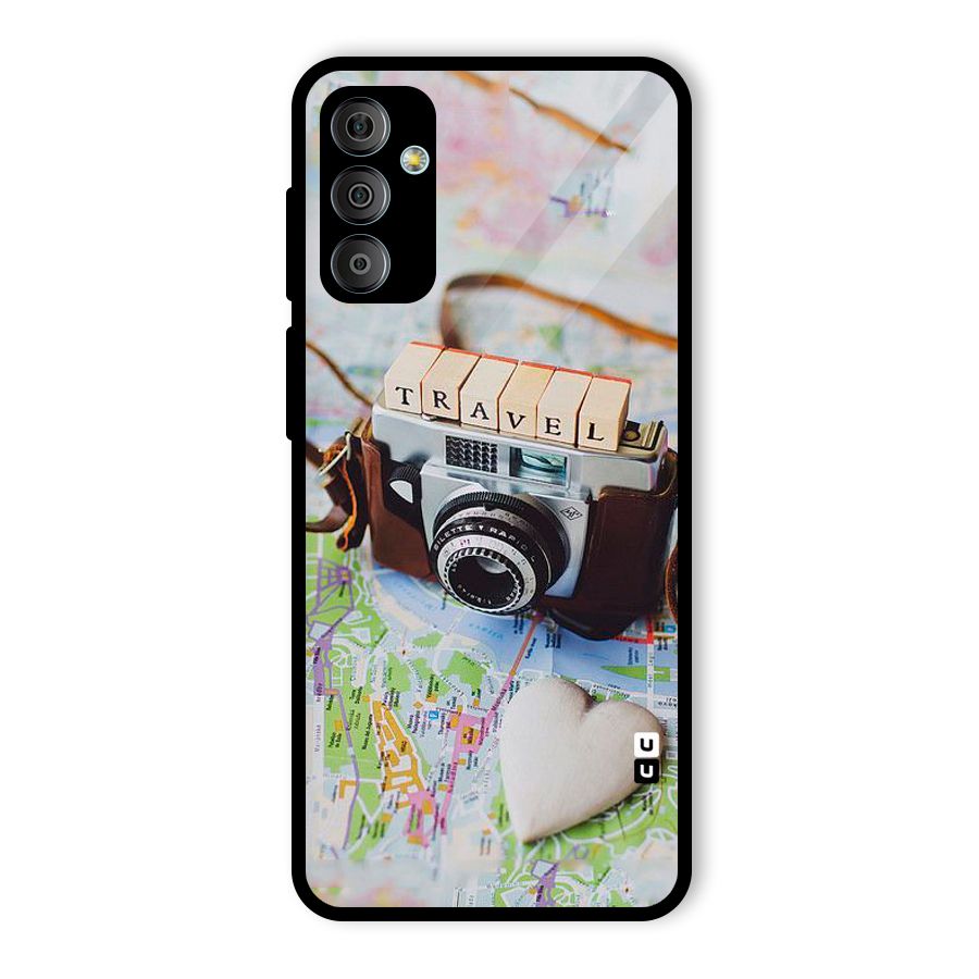 Travel Snapshot Glass Back Case for Galaxy F23