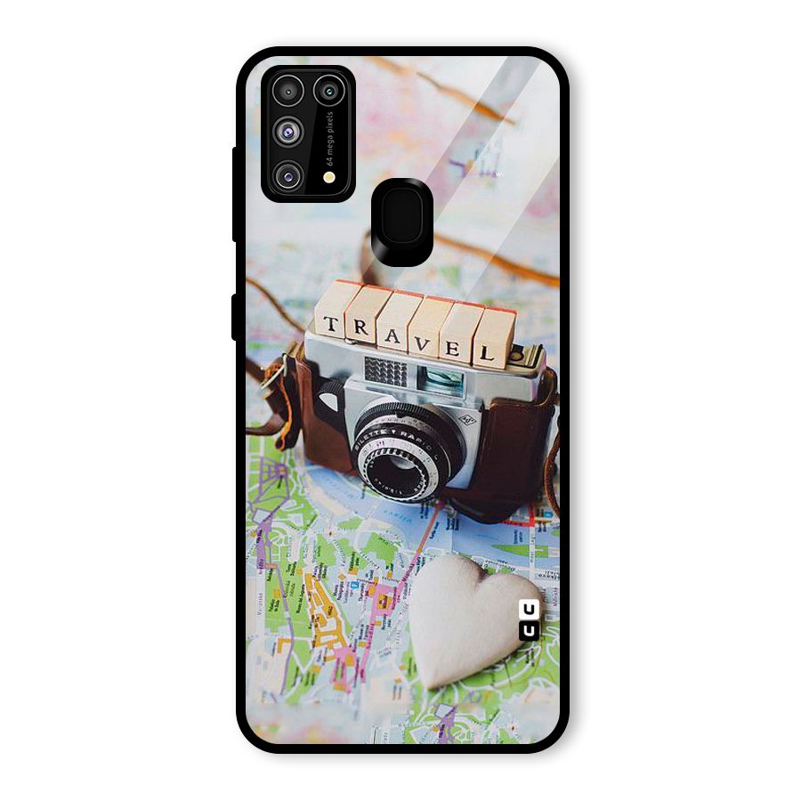 Travel Snapshot Glass Back Case for Galaxy F41