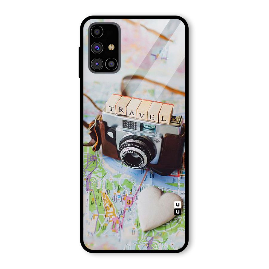 Travel Snapshot Glass Back Case for Galaxy M31s