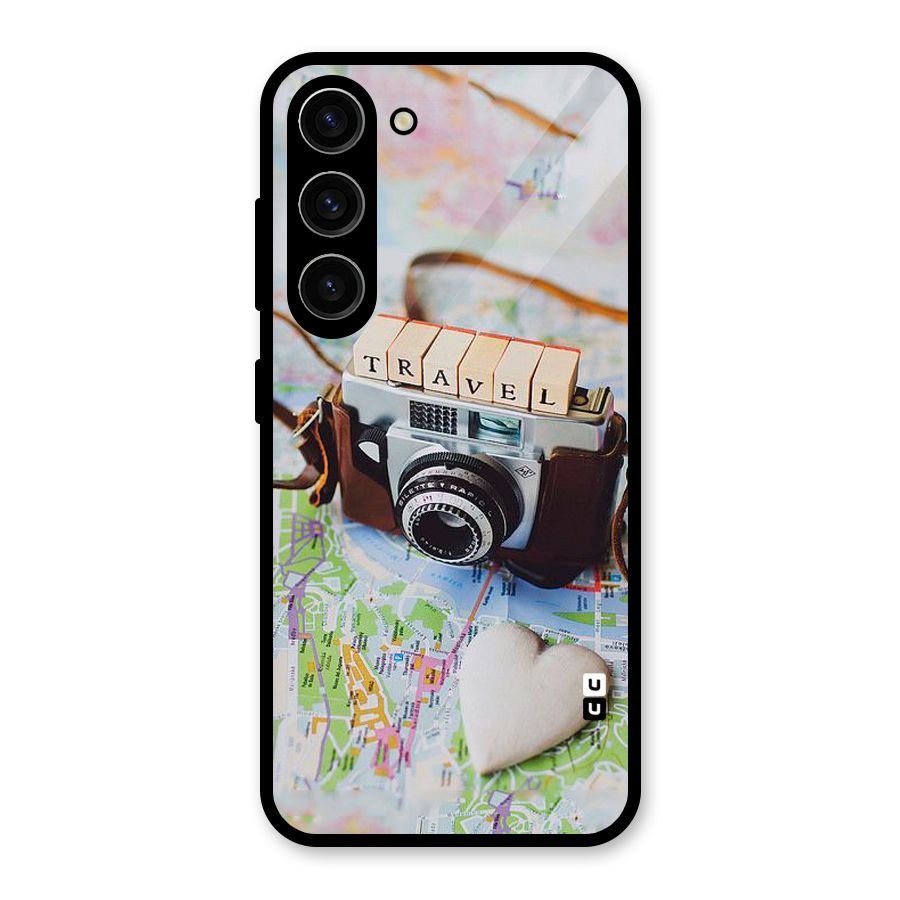Travel Snapshot Glass Back Case for Galaxy S23