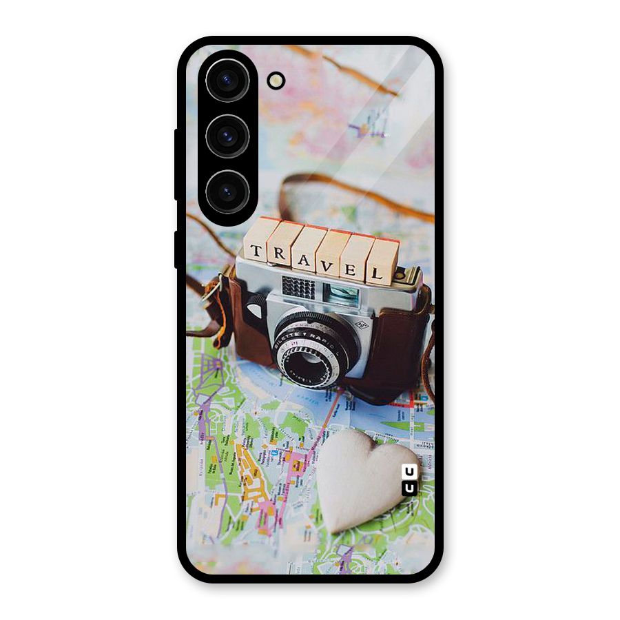 Travel Snapshot Glass Back Case for Galaxy S23 Plus