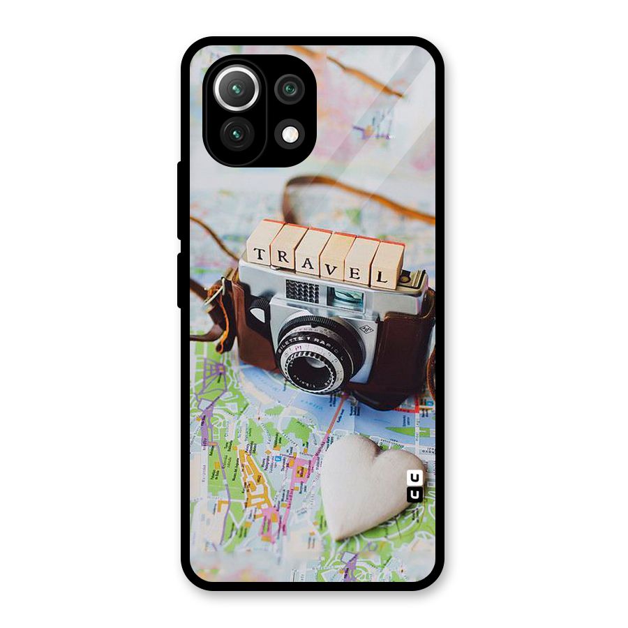 Travel Snapshot Glass Back Case for Mi 11 Lite NE 5G