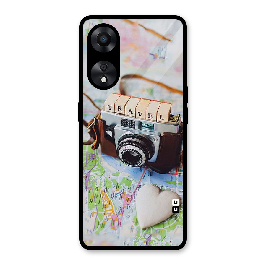 Travel Snapshot Glass Back Case for Oppo A78