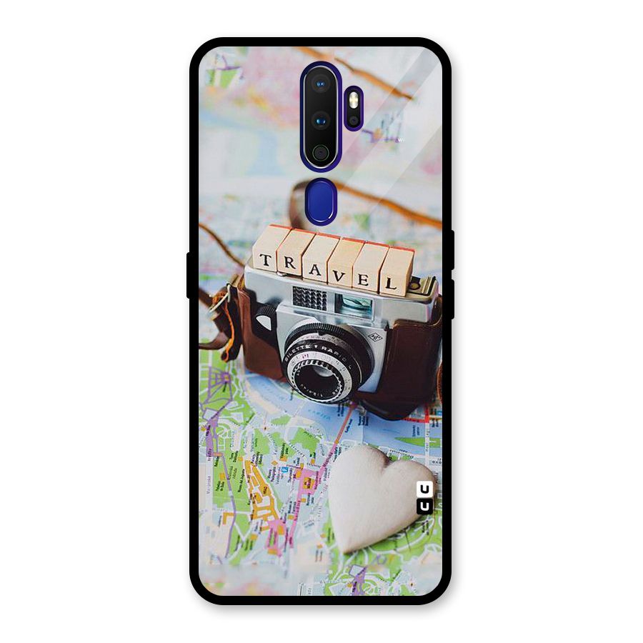 Travel Snapshot Glass Back Case for Oppo A9 (2020)