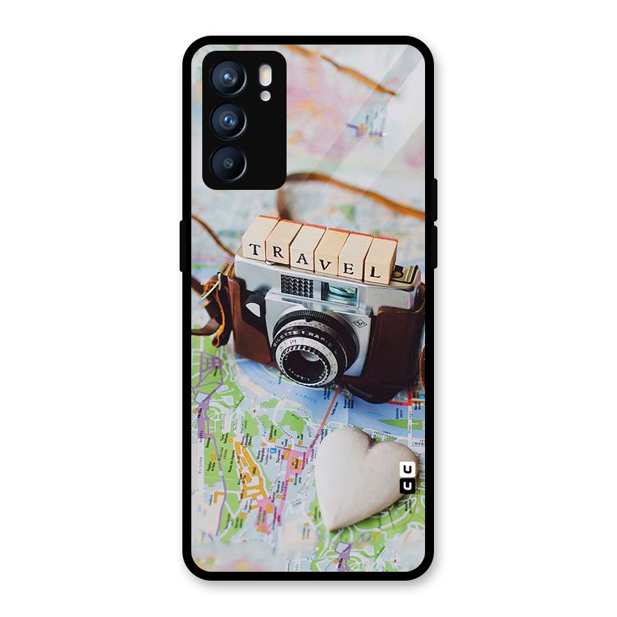 Travel Snapshot Glass Back Case for Oppo Reno6 5G