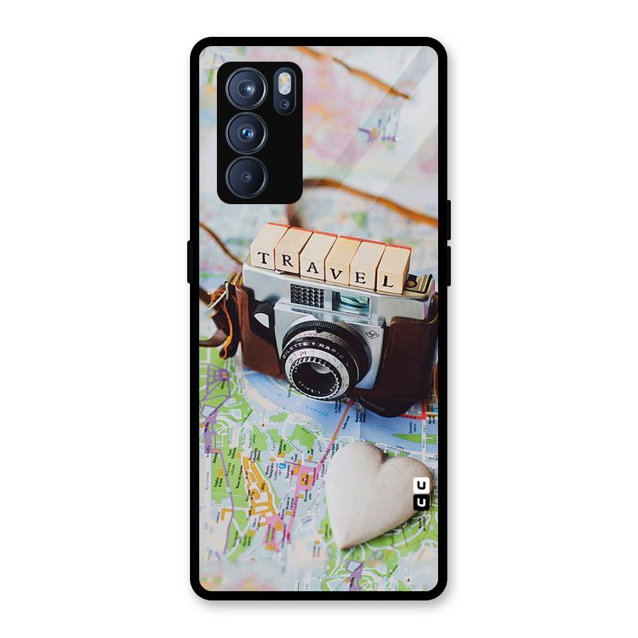 Travel Snapshot Glass Back Case for Oppo Reno6 Pro 5G