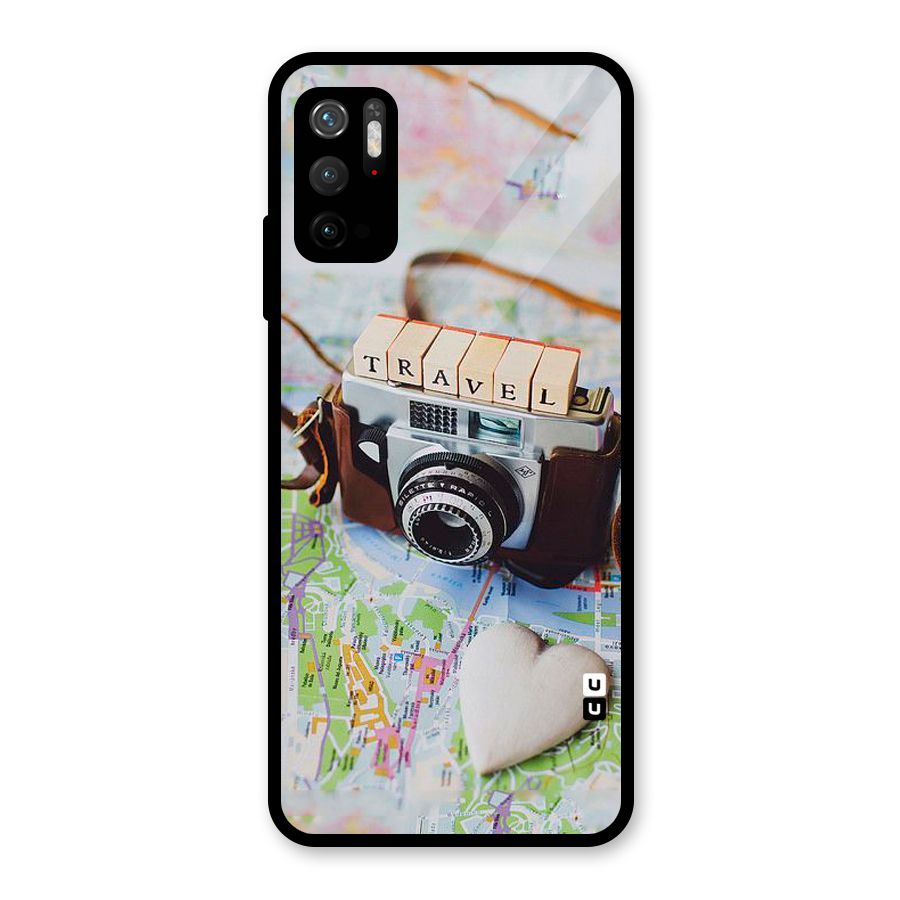 Travel Snapshot Glass Back Case for Poco M3 Pro 5G
