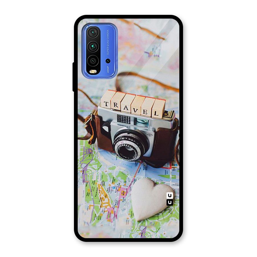 Travel Snapshot Glass Back Case for Redmi 9 Power