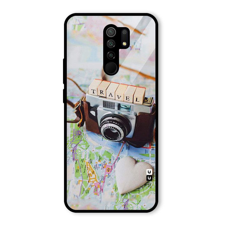 Travel Snapshot Glass Back Case for Redmi 9 Prime