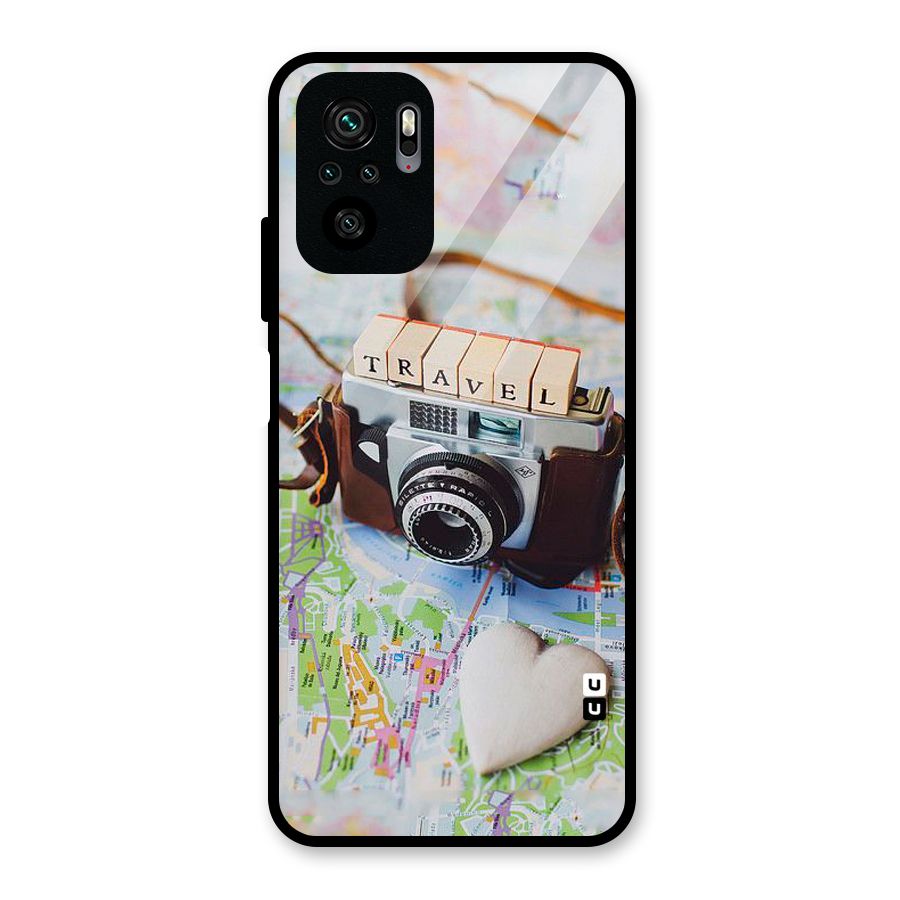 Travel Snapshot Glass Back Case for Redmi Note 10S