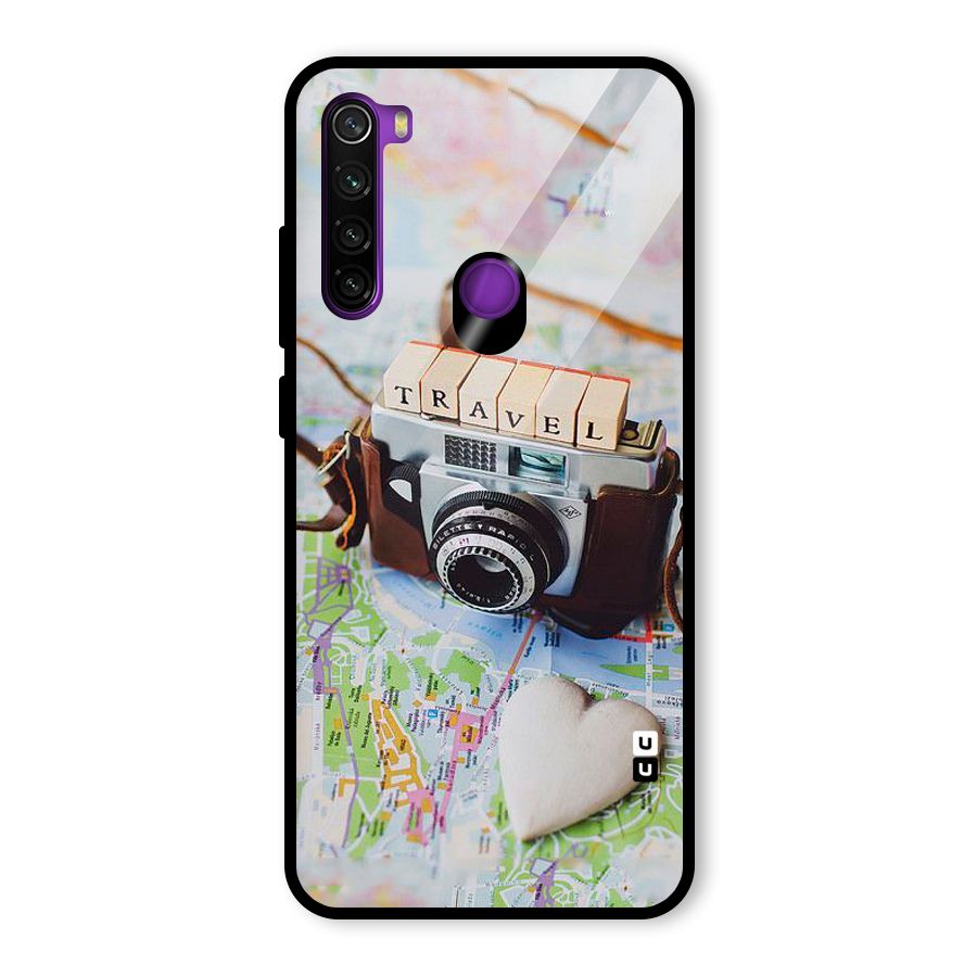 Travel Snapshot Glass Back Case for Redmi Note 8