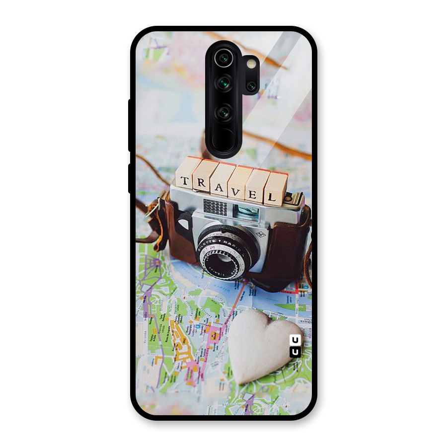 Travel Snapshot Glass Back Case for Redmi Note 8 Pro