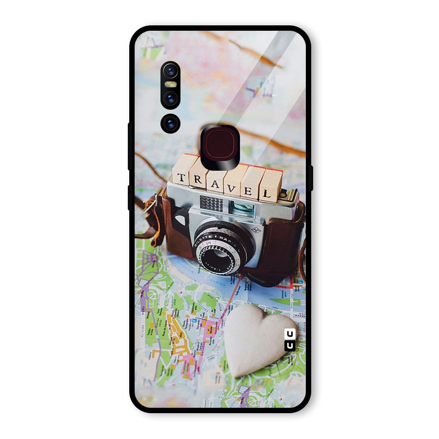 Travel Snapshot Glass Back Case for Vivo V15