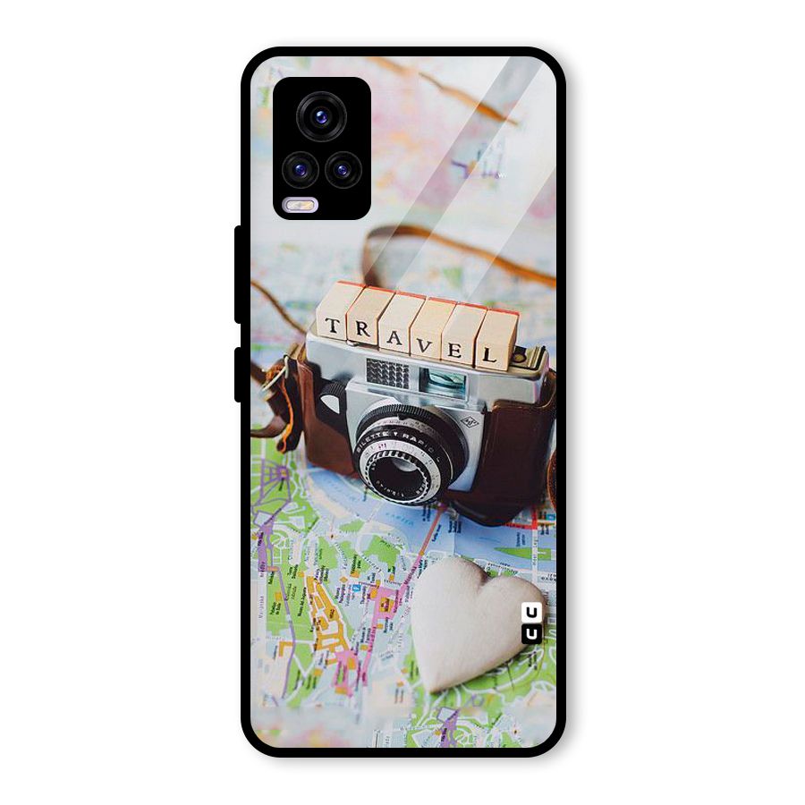 Travel Snapshot Glass Back Case for Vivo V20