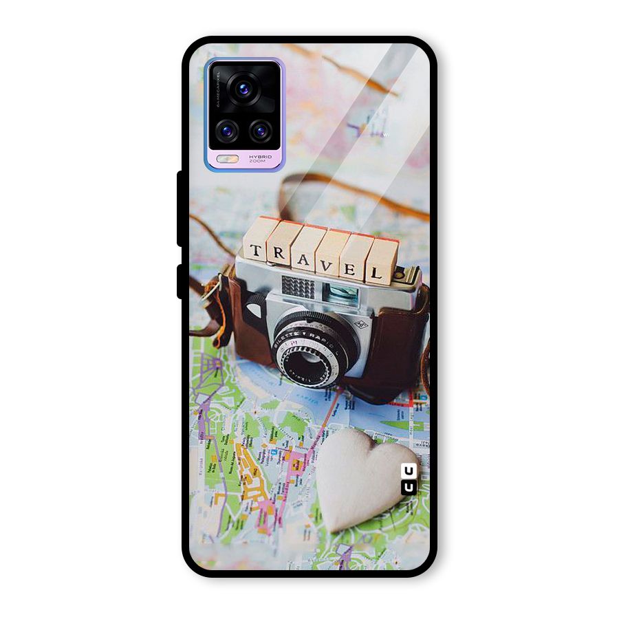 Travel Snapshot Glass Back Case for Vivo V20 Pro