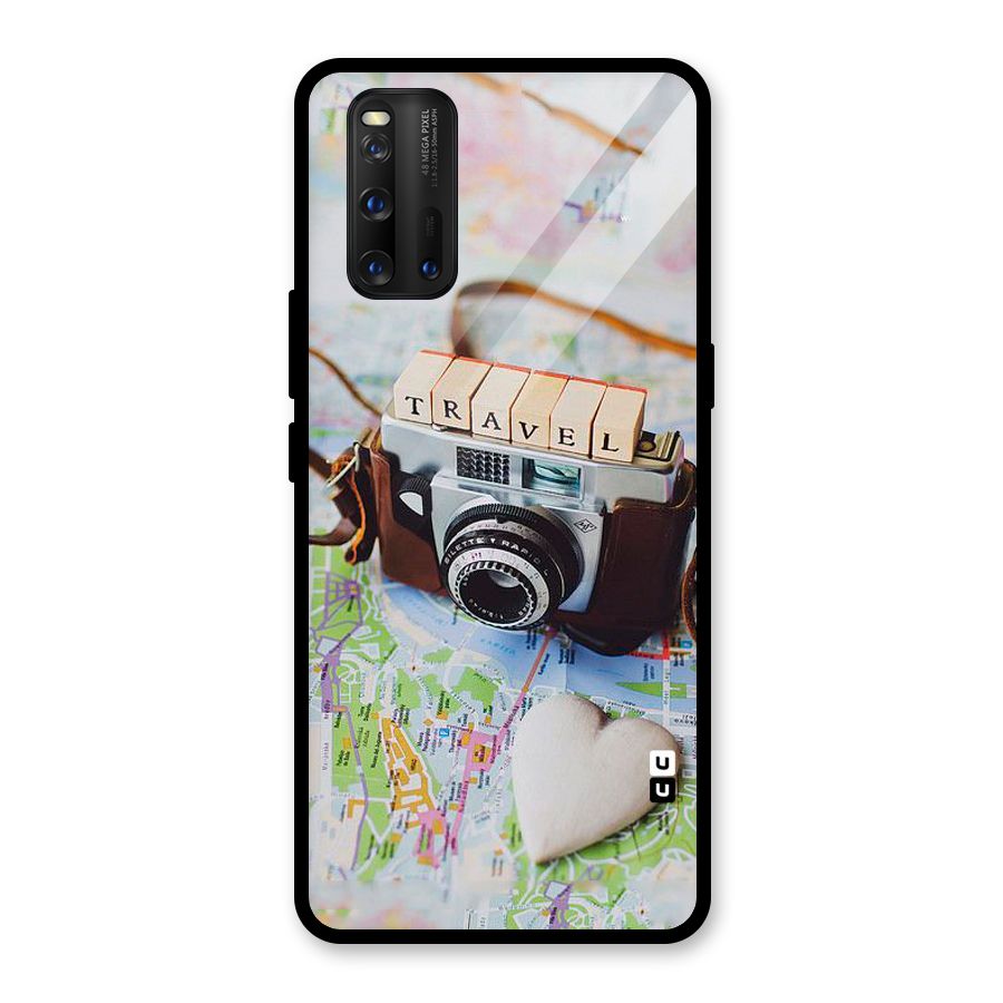 Travel Snapshot Glass Back Case for Vivo iQOO 3