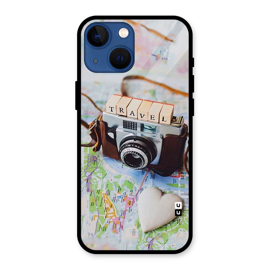 Travel Snapshot Glass Back Case for iPhone 13 Mini