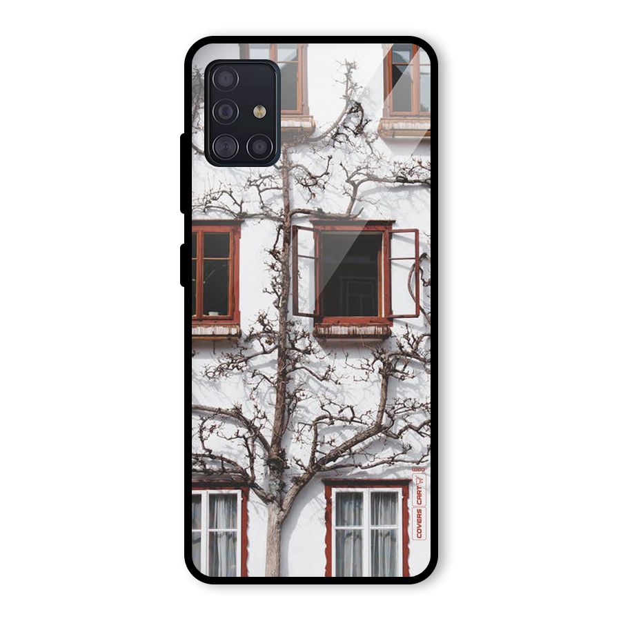 Tree House Glass Back Case for Galaxy A51