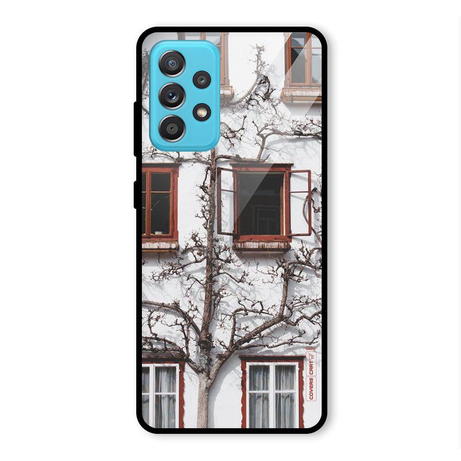 Tree House Glass Back Case for Galaxy A52