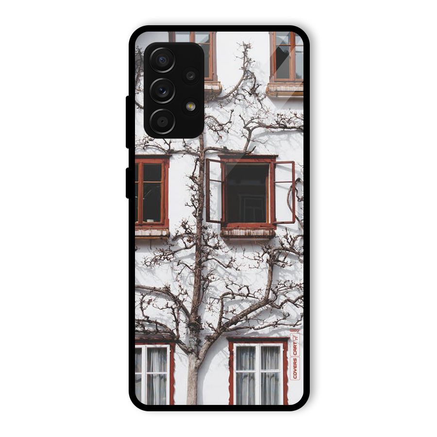 Tree House Glass Back Case for Galaxy A53 5G