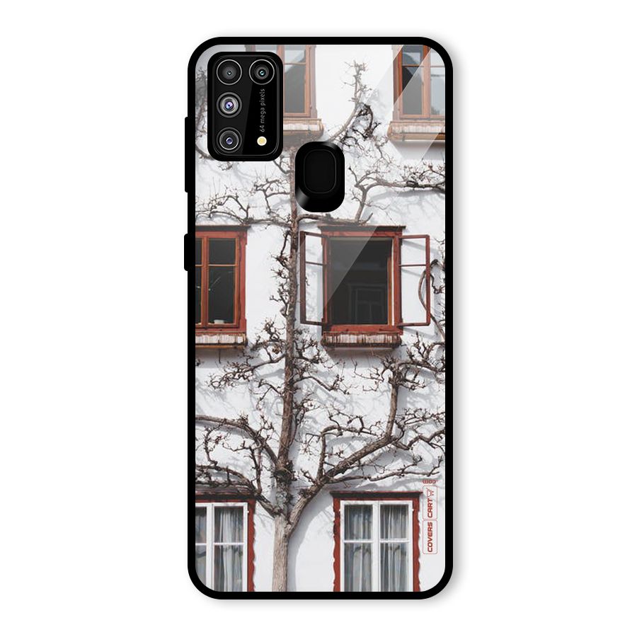 Tree House Glass Back Case for Galaxy F41