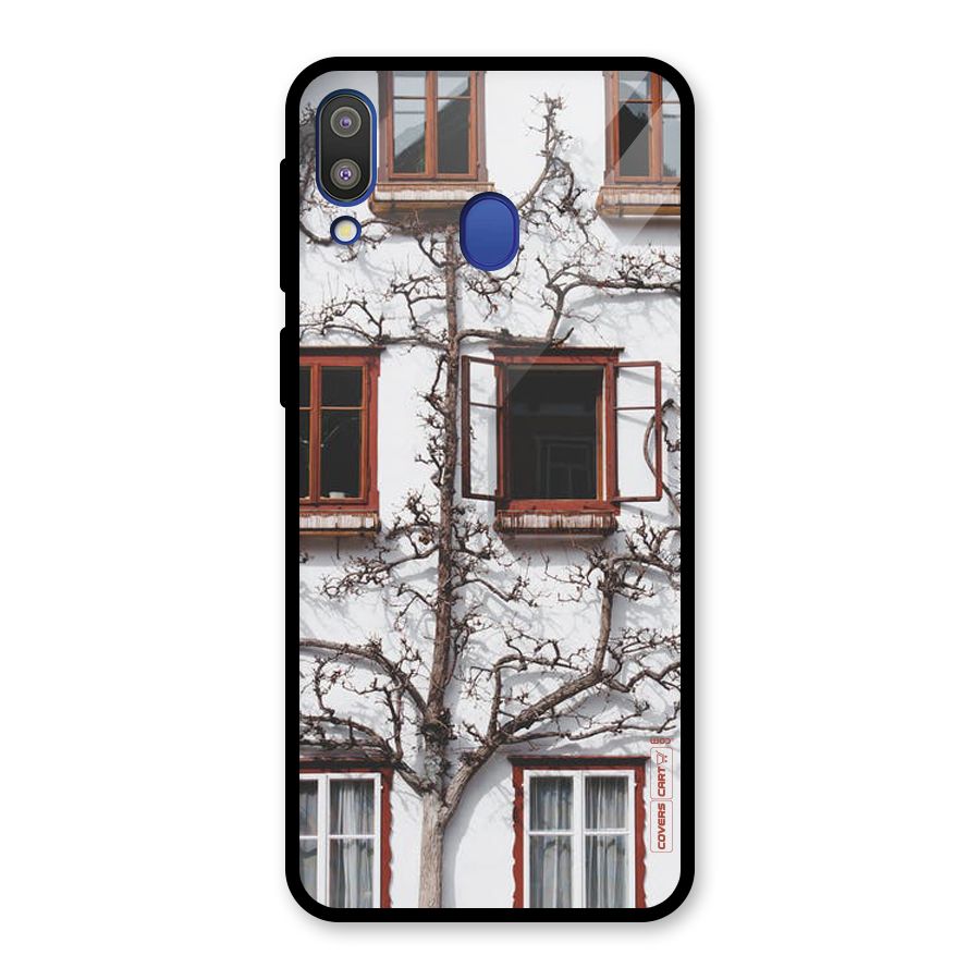 Tree House Glass Back Case for Galaxy M20