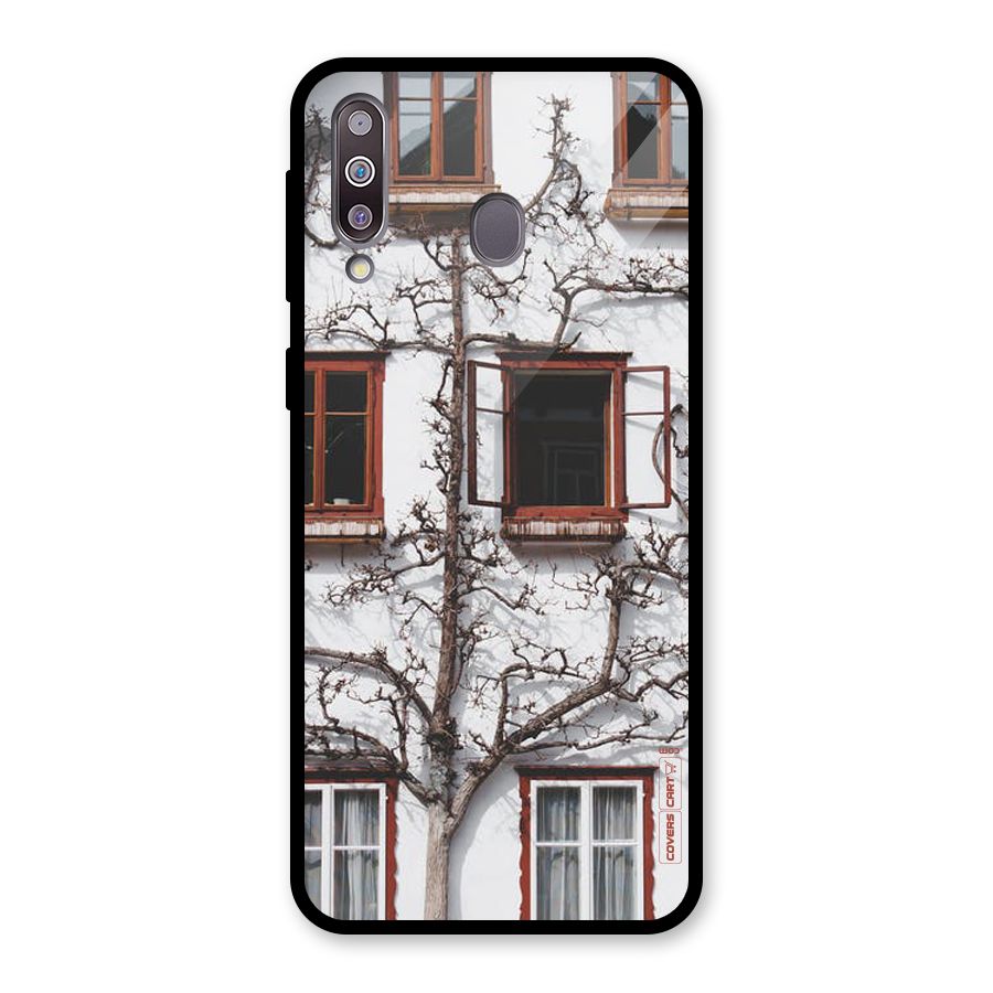 Tree House Glass Back Case for Galaxy M30