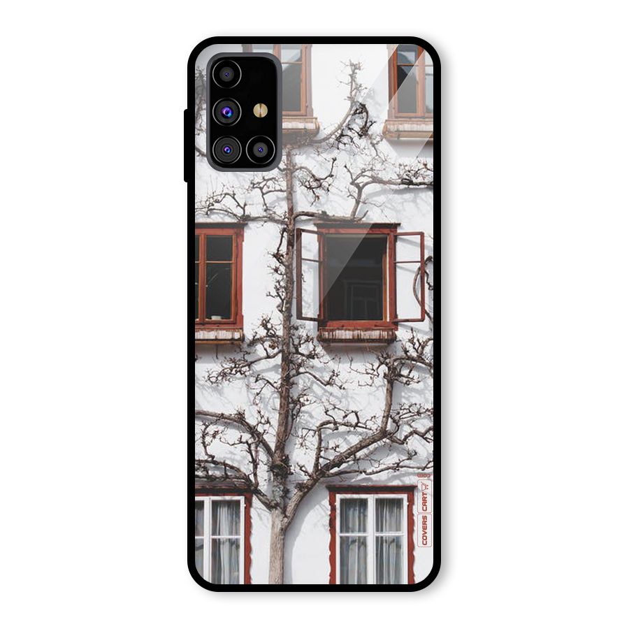 Tree House Glass Back Case for Galaxy M31s