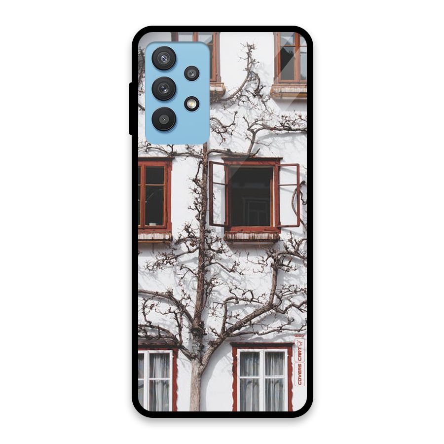 Tree House Glass Back Case for Galaxy M32 5G